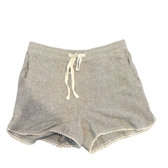 NWOT Caslon Linen Blend Drawstring Shorts - Picture 2 of 5